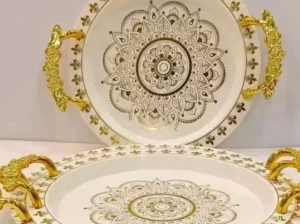 Plateaux de Service de Luxe en Céramique