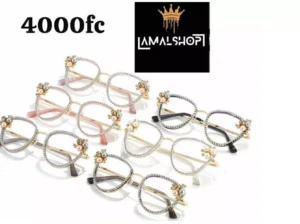 Lunettes Fashion Femmes avec Strass et Décoration