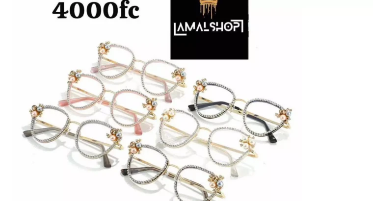 Lunettes Fashion Femmes avec Strass et Décoration