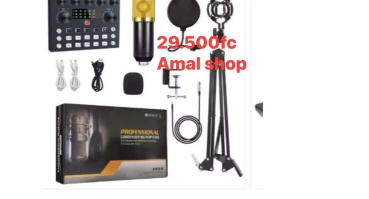 🎤 Microphone BM800 Condensateur