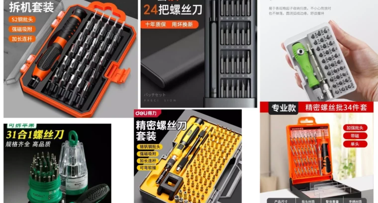 Set de Tournevis de Précision 34 Pièces