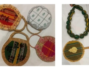 Eventail & Collier Artisanat fait main