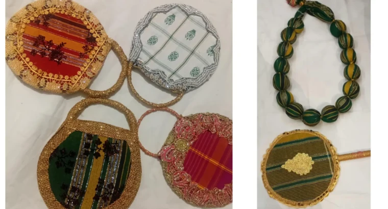 Eventail & Collier Artisanat fait main