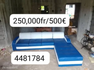 Canapé d’angle moderne grande capacité