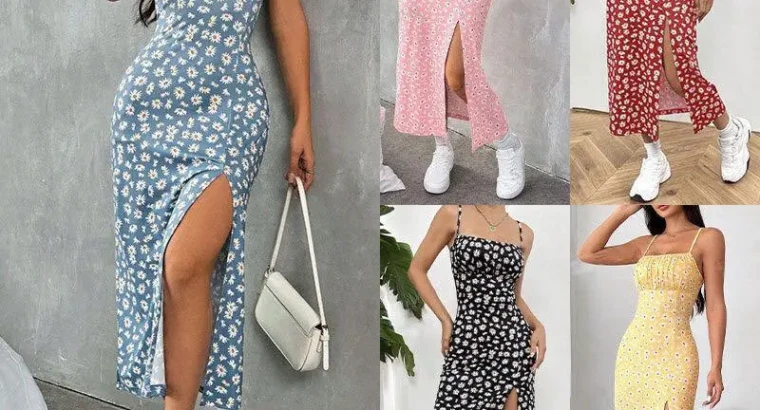 Robe Longue Moulante Tie & Dye Sans Manches