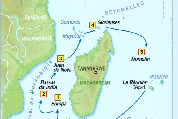 Les cinq îles africaines de l’Océan Indien