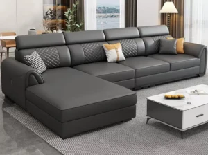 Canapé d’angle moderne et confortable