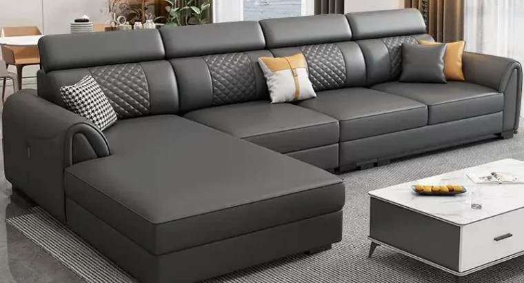 Canapé d’angle moderne et confortable