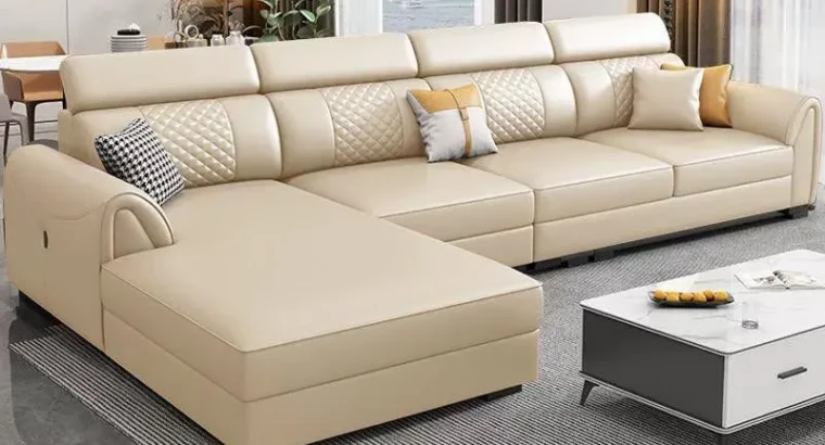 Canapé d’angle moderne et confortable