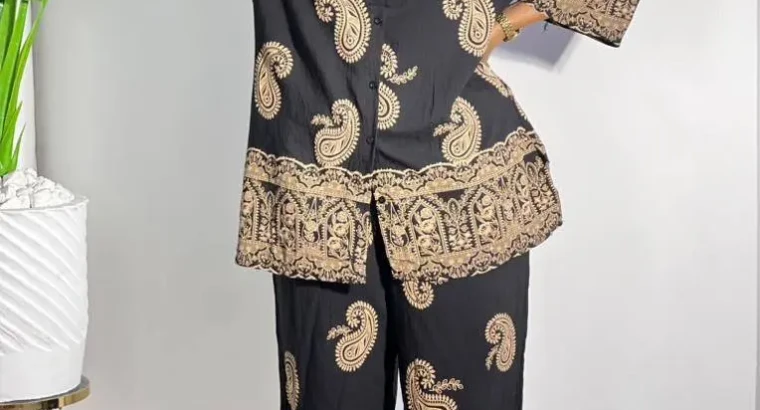 Ensemble Ample 2 Pièces – Élégant & Conforta...