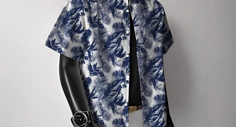 Chemise d’été imprimée homme Style tropical tendance
