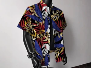 Chemise d’été imprimée homme Style tropical tendance
