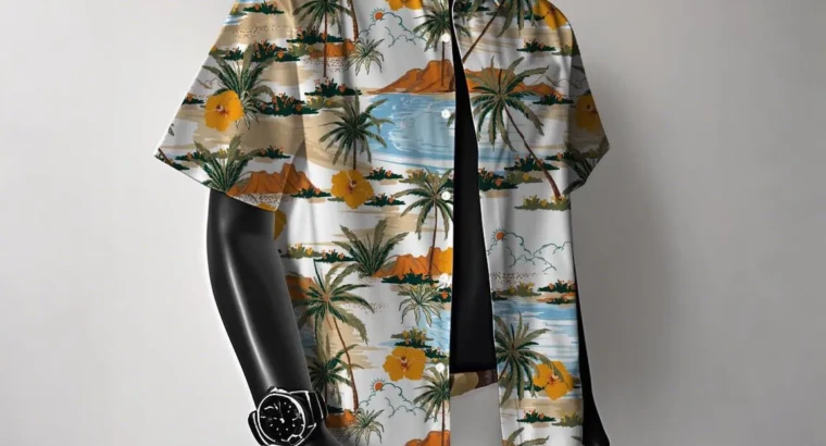 Chemise d’été imprimée homme Style tropical tendance